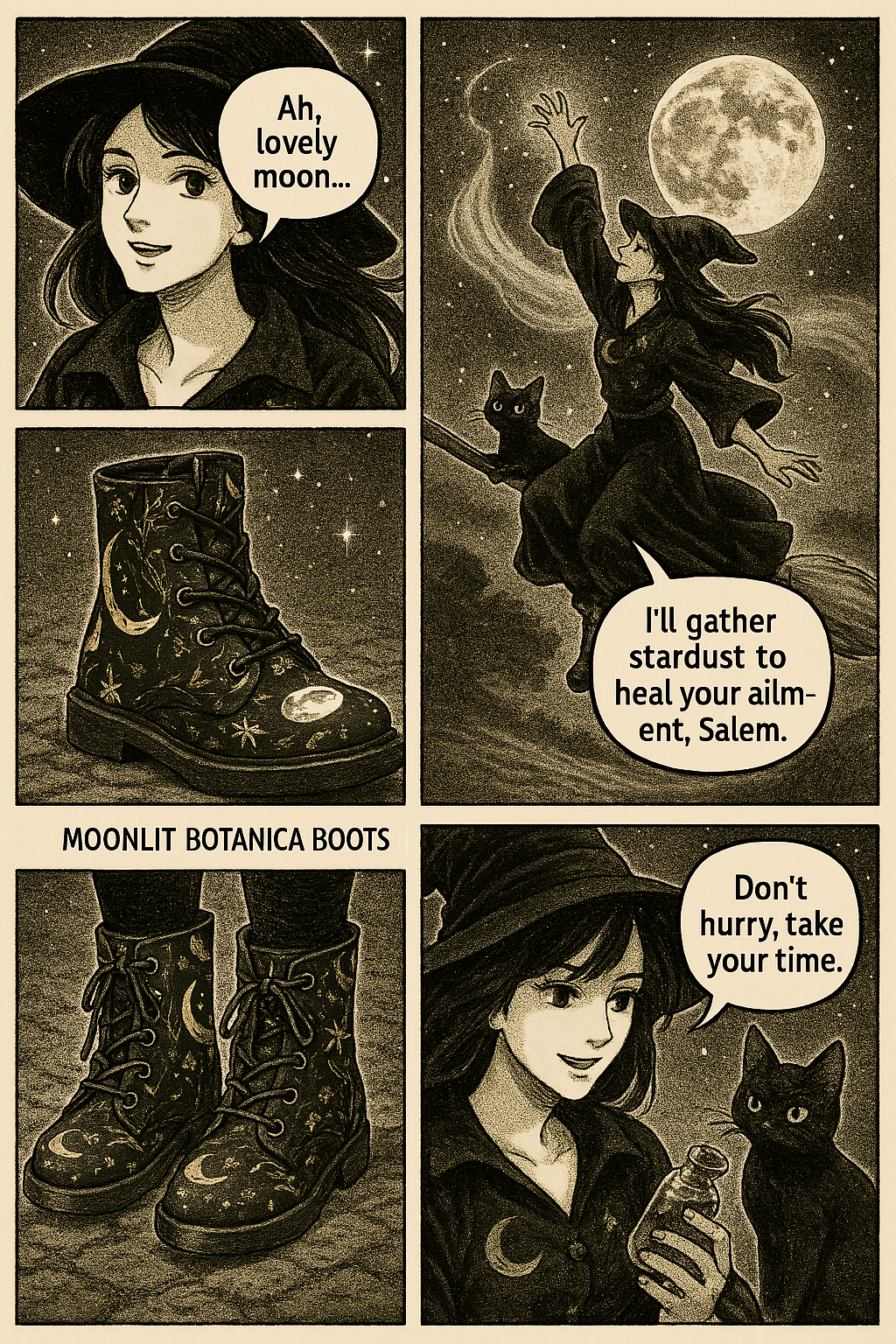 Moonlit Botanica Boots