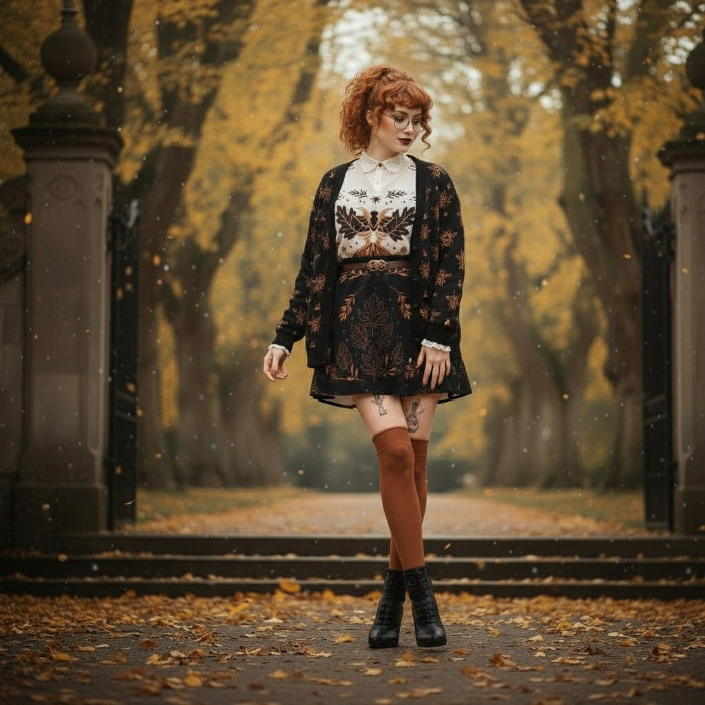 Beige Mothblossom Knitted Vest