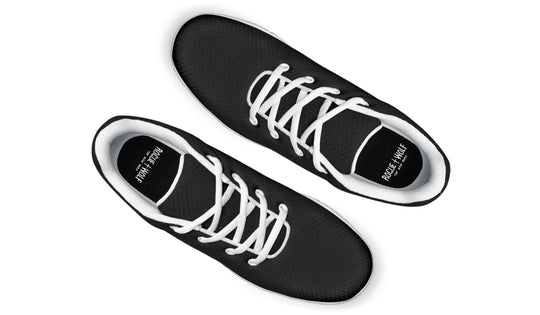 Pitch Black Athletic Sneakers