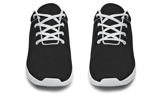 Pitch Black Athletic Sneakers