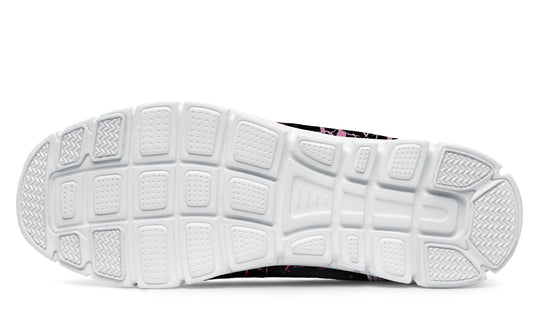 Amethyst Kintsugi Rose Athletic Sneakers