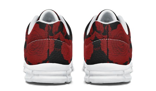 Blood Rose Romance Athletic Sneakers