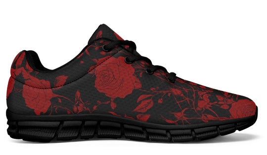 Blood Rose Romance Athletic Sneakers