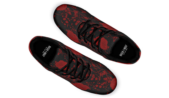 Blood Rose Romance Athletic Sneakers