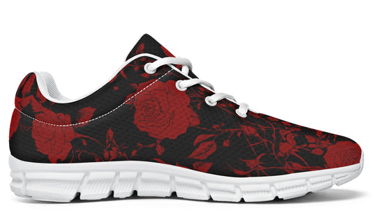 Blood Rose Romance Athletic Sneakers