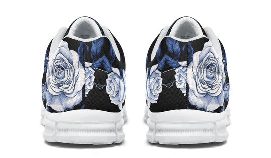 Blue Rose Romance Athletic Sneakers