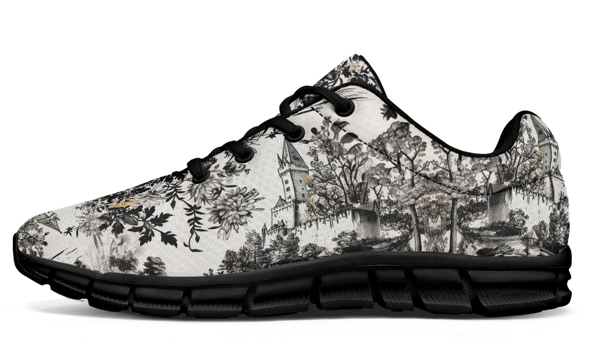 Castle in Bloom Athletic Sneakers Light Breathable and Comfortable S