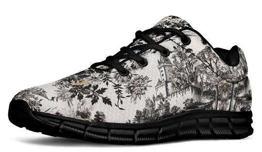 Castle in Bloom Athletic Sneakers