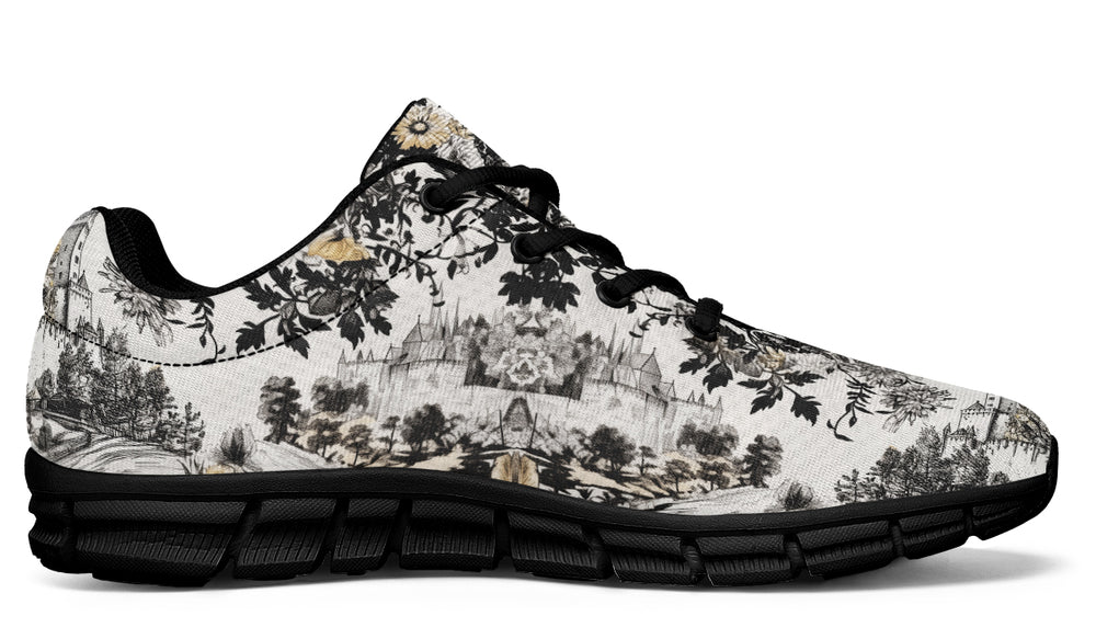 Castle in Bloom Athletic Sneakers