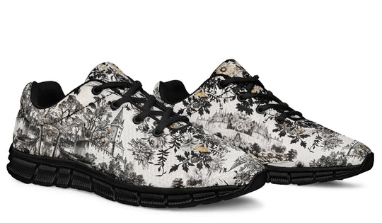 Castle in Bloom Athletic Sneakers