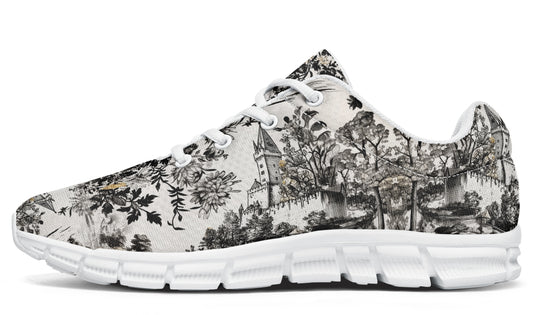 Castle in Bloom Athletic Sneakers