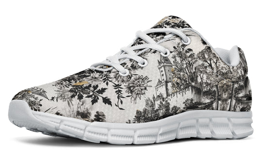 Castle in Bloom Athletic Sneakers