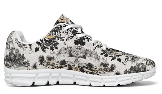 Castle in Bloom Athletic Sneakers