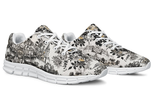Castle in Bloom Athletic Sneakers