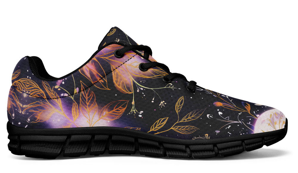 Cosmic Petals Athletic Sneakers