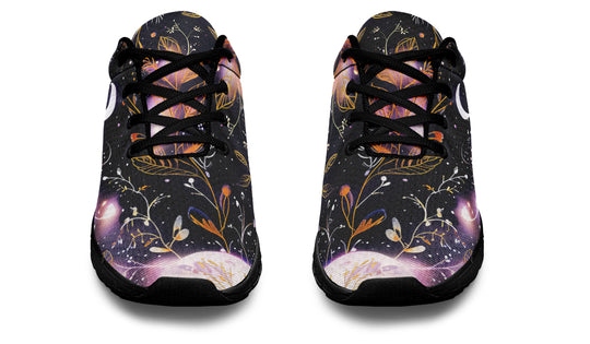 Cosmic Petals Athletic Sneakers