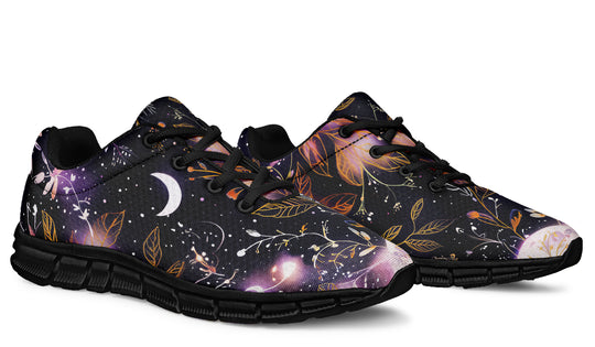 Cosmic Petals Athletic Sneakers