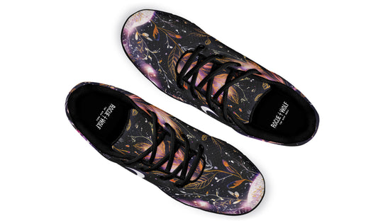 Cosmic Petals Athletic Sneakers