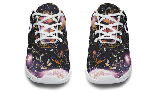 Cosmic Petals Athletic Sneakers