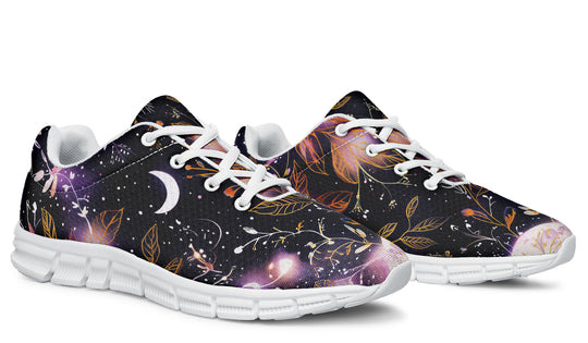 Cosmic Petals Athletic Sneakers