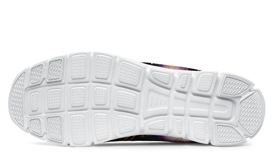 Cosmic Petals Athletic Sneakers