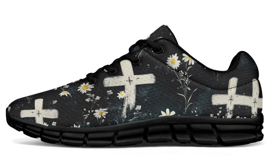 Graveyard Bloom Athletic Sneakers