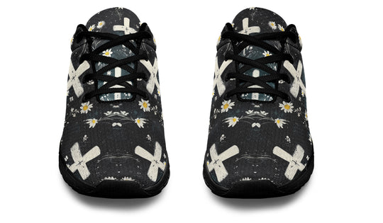 Graveyard Bloom Athletic Sneakers