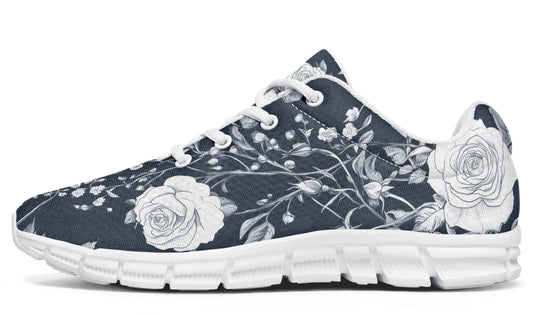 Steel Rose Romance Athletic Sneakers