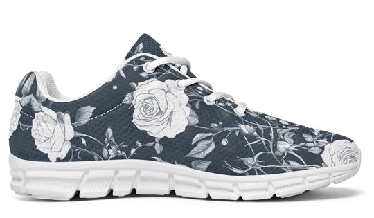 Steel Rose Romance Athletic Sneakers