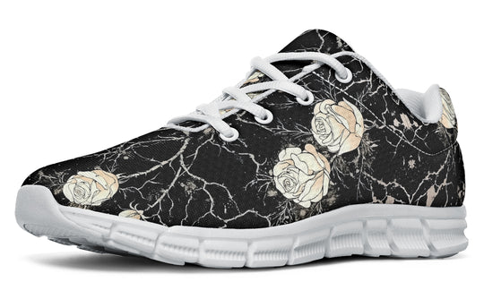 Ivory Kintsugi Rose Athletic Sneakers