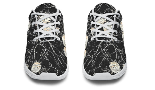 Ivory Kintsugi Rose Athletic Sneakers