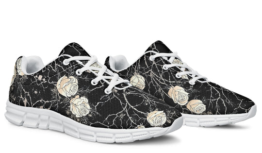 Ivory Kintsugi Rose Athletic Sneakers