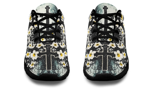 Mourning Petals Athletic Sneakers