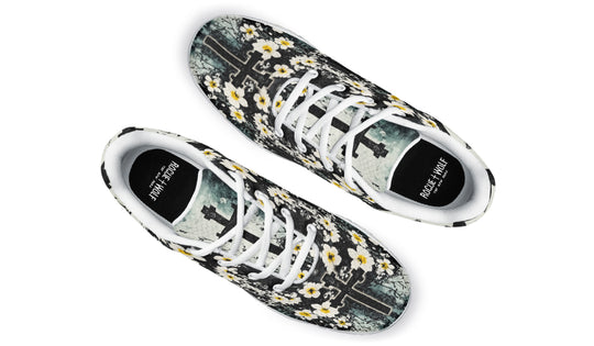 Mourning Petals Athletic Sneakers