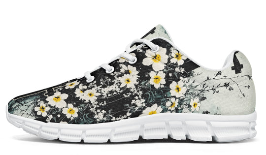 Mourning Petals Athletic Sneakers
