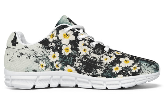 Mourning Petals Athletic Sneakers