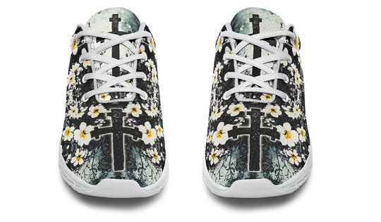 Mourning Petals Athletic Sneakers