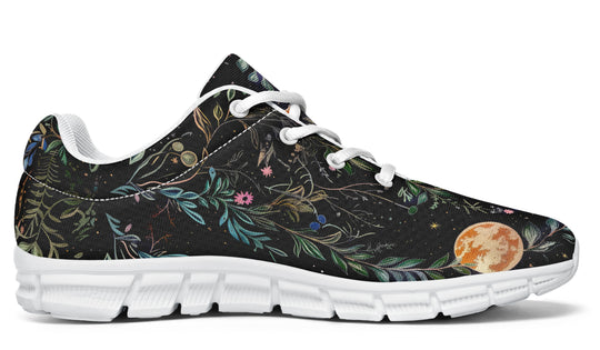 Night Blossom Athletic Sneakers