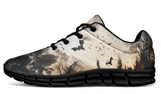 Vampire Mansion Athletic Sneakers
