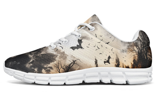 Vampire Mansion Athletic Sneakers