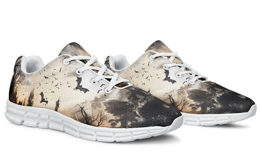 Vampire Mansion Athletic Sneakers
