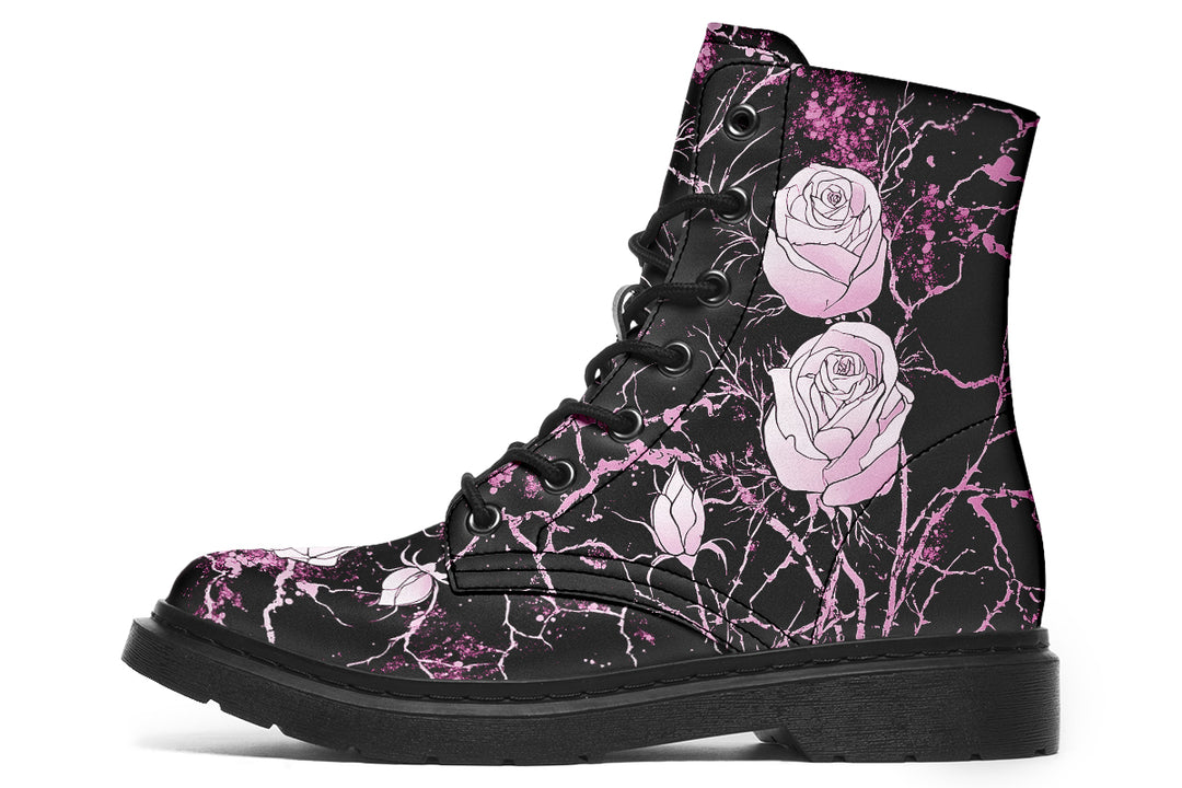 Amethyst Kintsugi Rose Boots