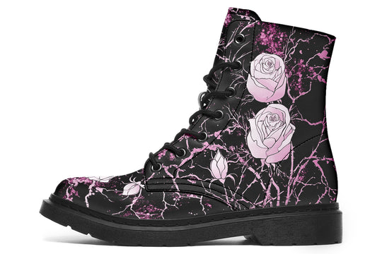 Amethyst Kintsugi Rose Boots