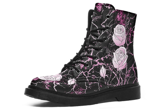 Amethyst Kintsugi Rose Boots