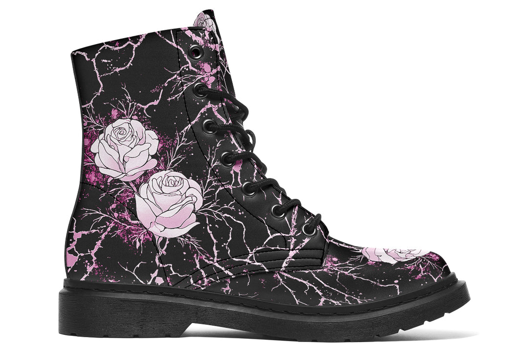 Amethyst Kintsugi Rose Boots