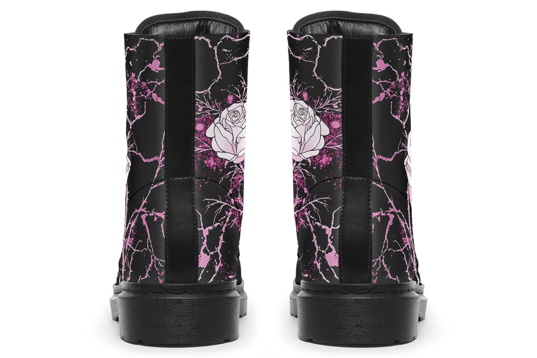 Amethyst Kintsugi Rose Boots