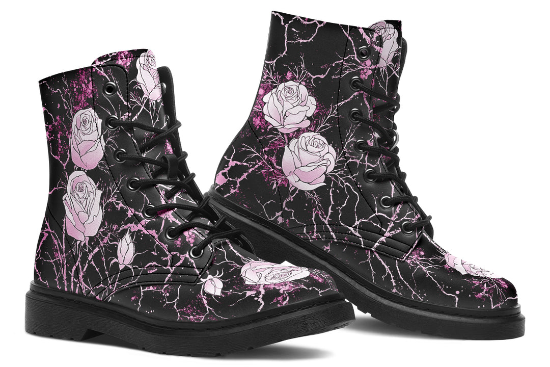 Amethyst Kintsugi Rose Boots