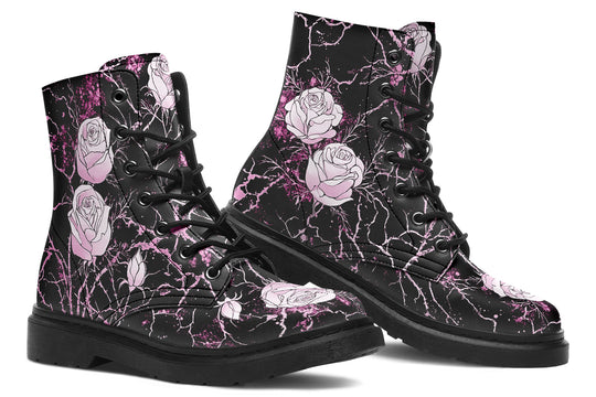 Amethyst Kintsugi Rose Boots