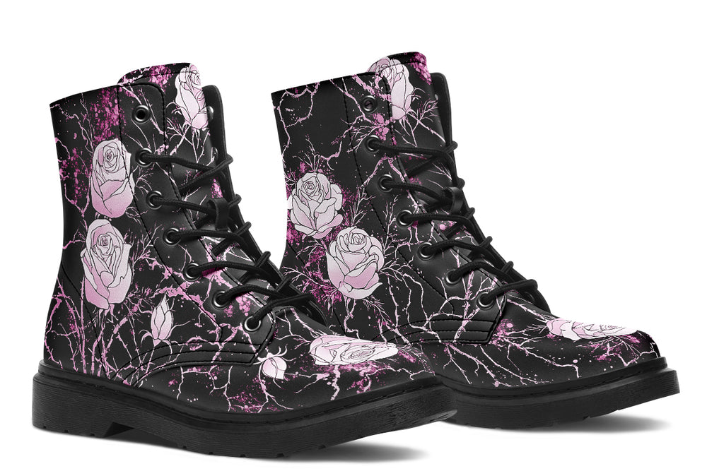 Amethyst Kintsugi Rose Boots