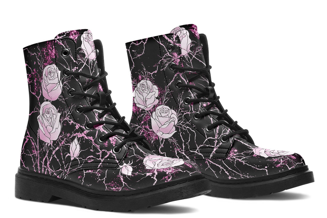 Amethyst Kintsugi Rose Boots